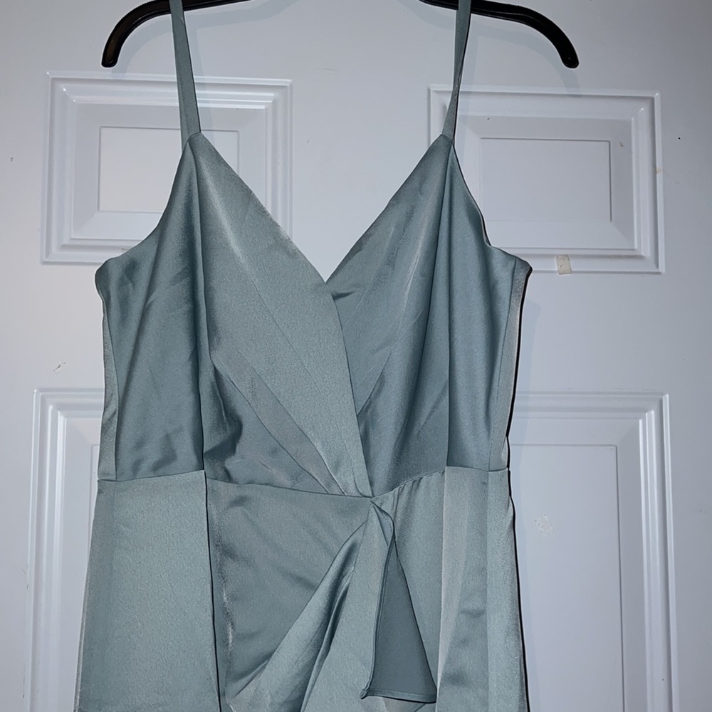 City Chic Soft Blue Ruffle Maxi Dress - Picture 5 of 14